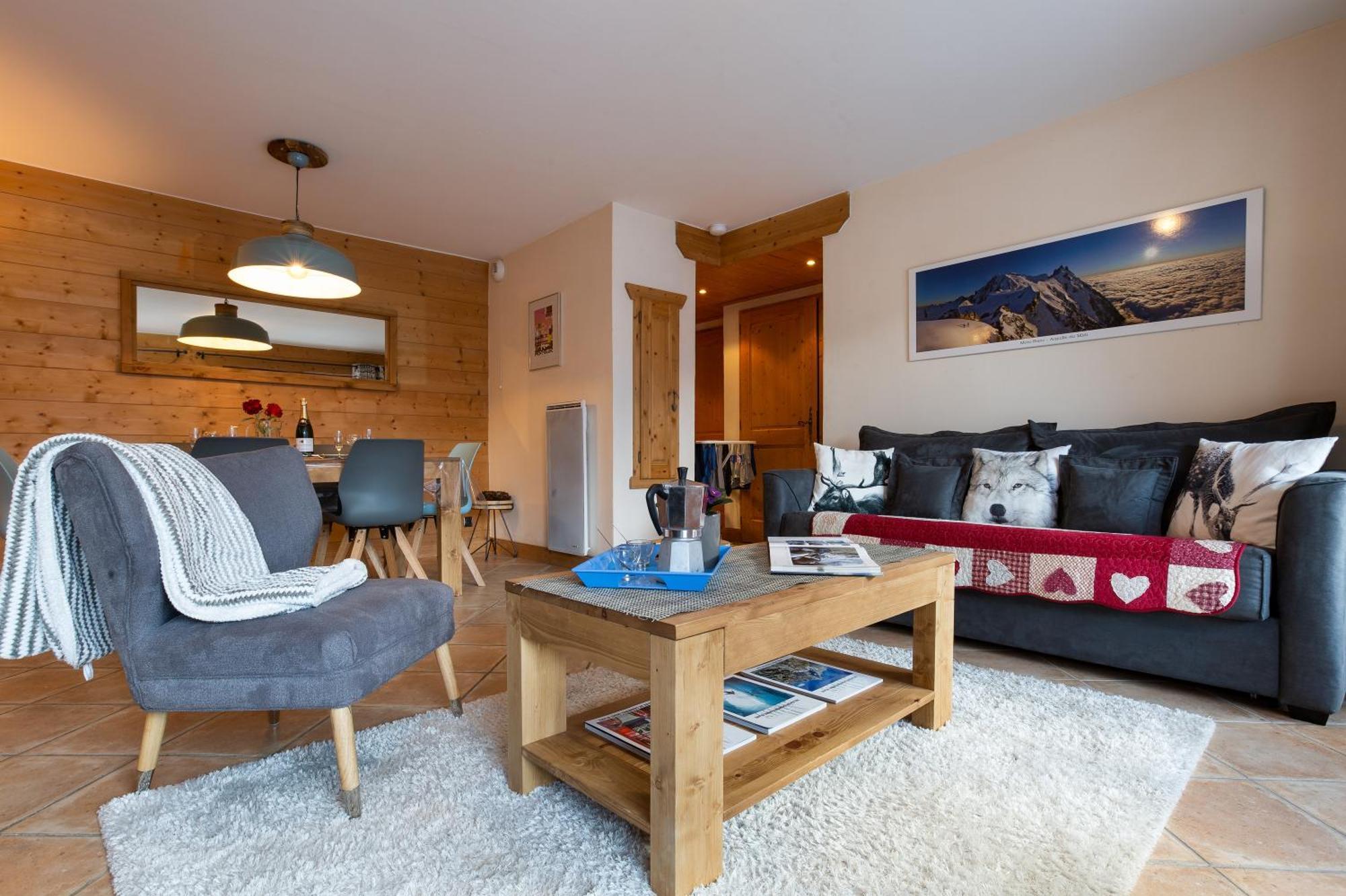 Appartement Belle Vue - Happy Rentals Chamonix Buitenkant foto