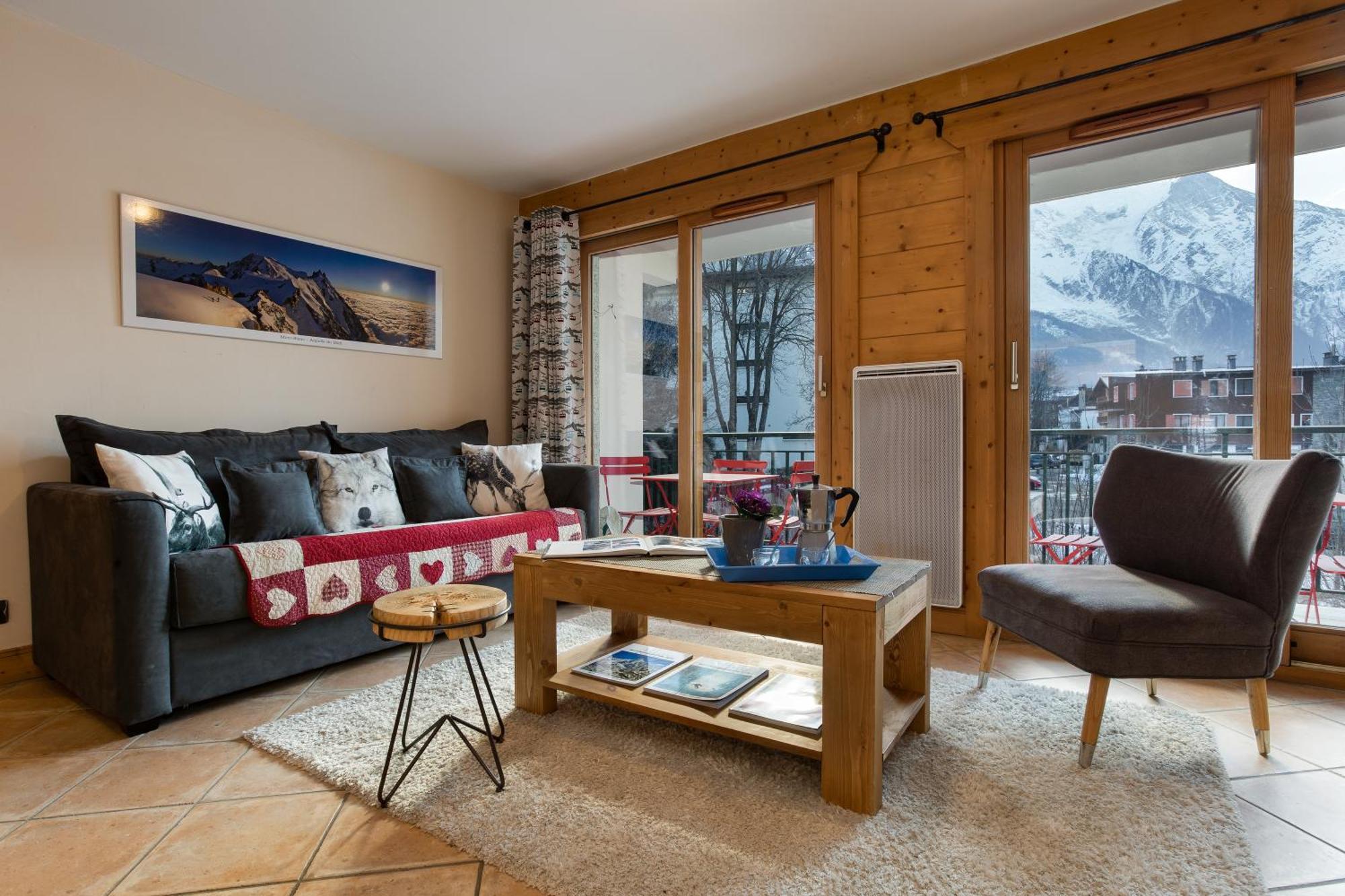Appartement Belle Vue - Happy Rentals Chamonix Buitenkant foto