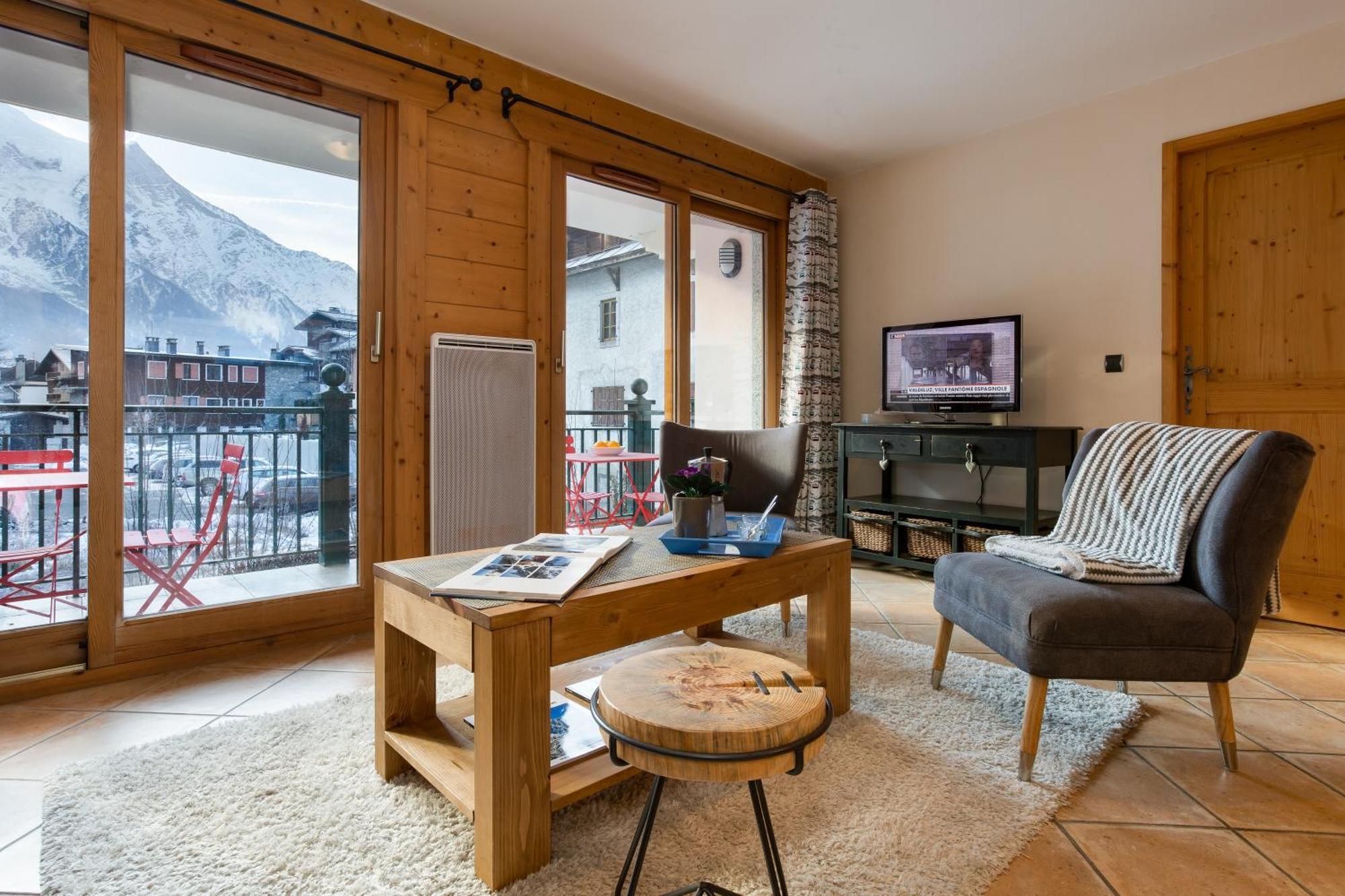 Appartement Belle Vue - Happy Rentals Chamonix Buitenkant foto