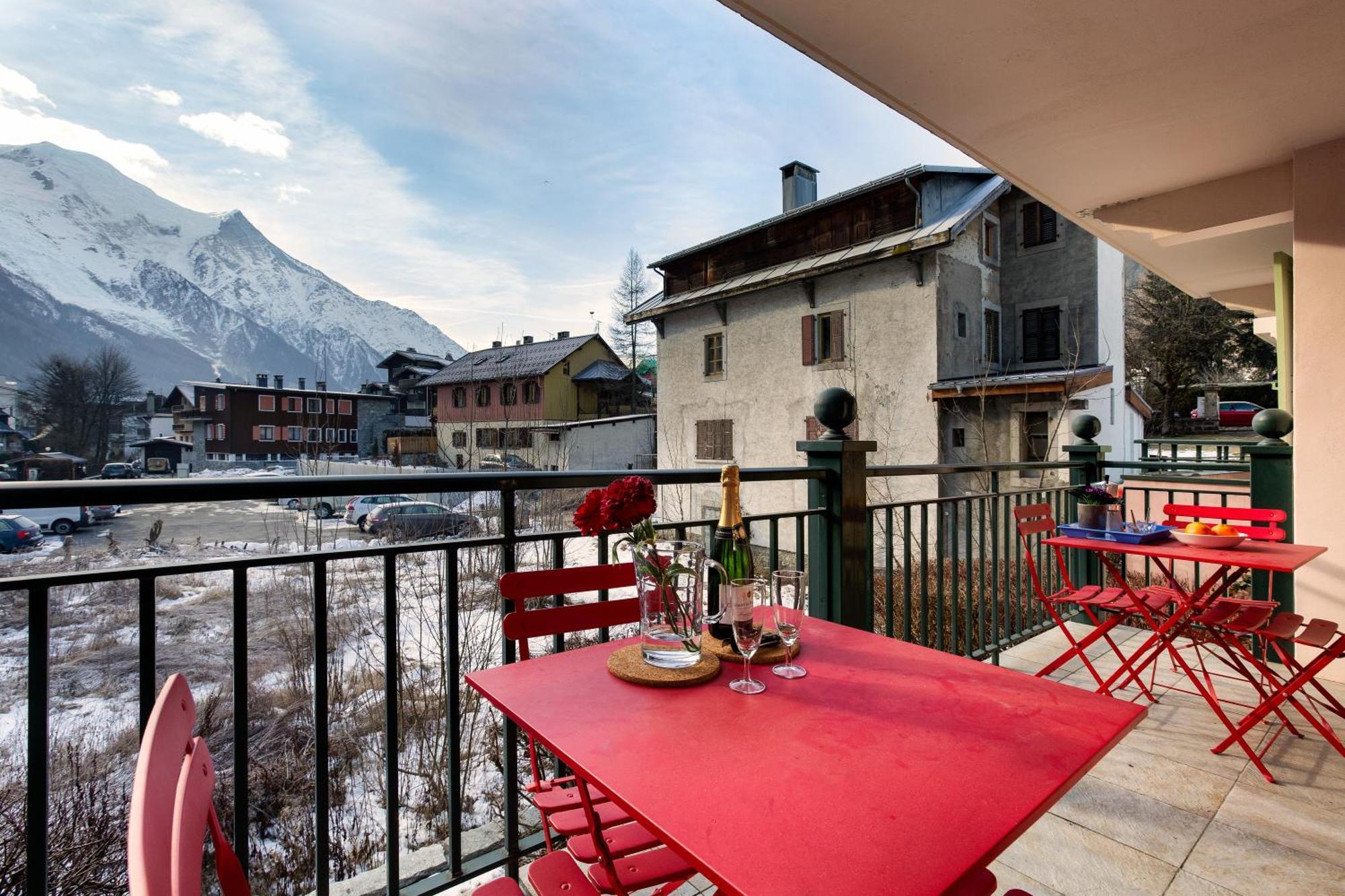 Appartement Belle Vue - Happy Rentals Chamonix Buitenkant foto
