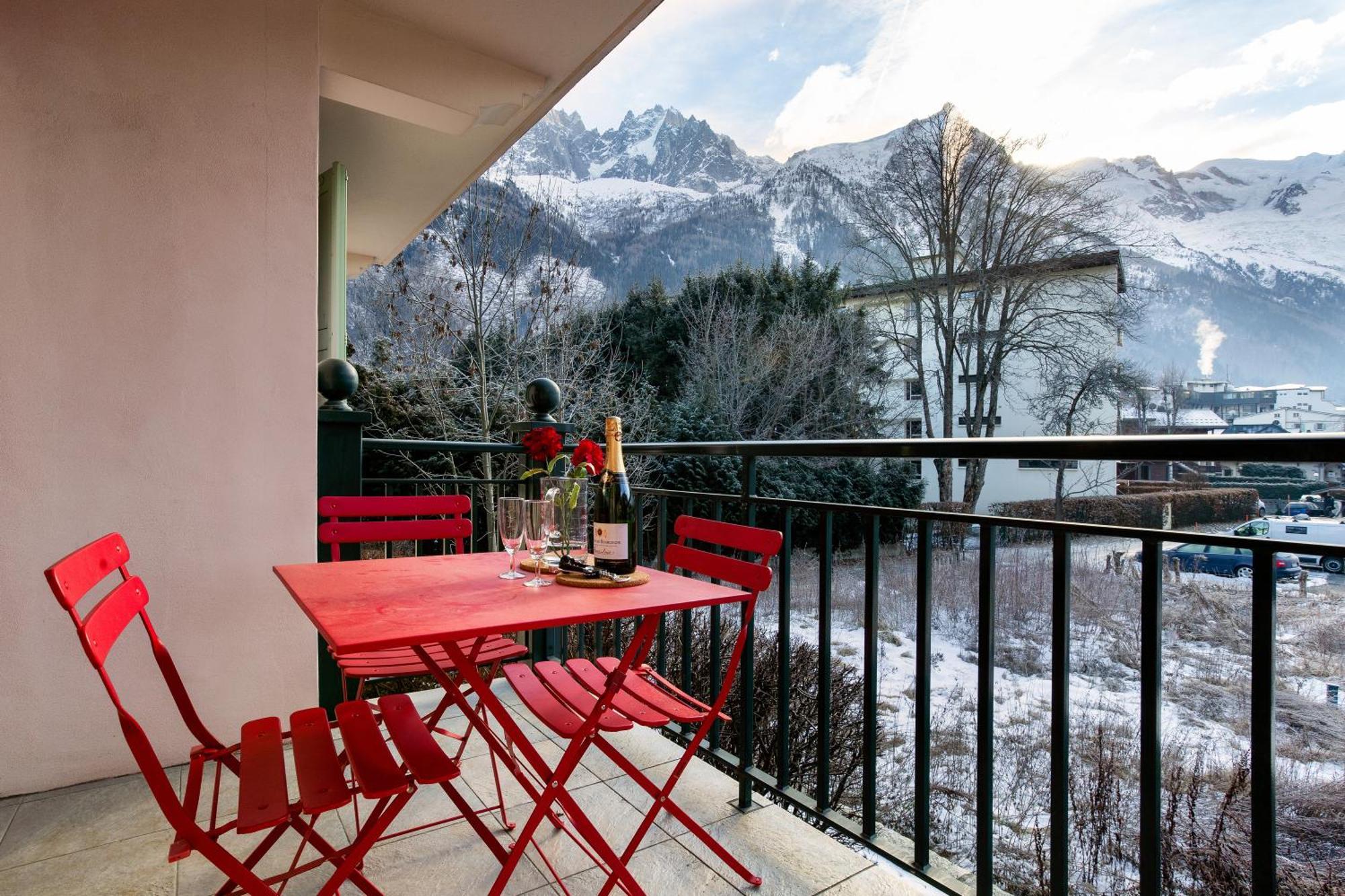 Appartement Belle Vue - Happy Rentals Chamonix Buitenkant foto