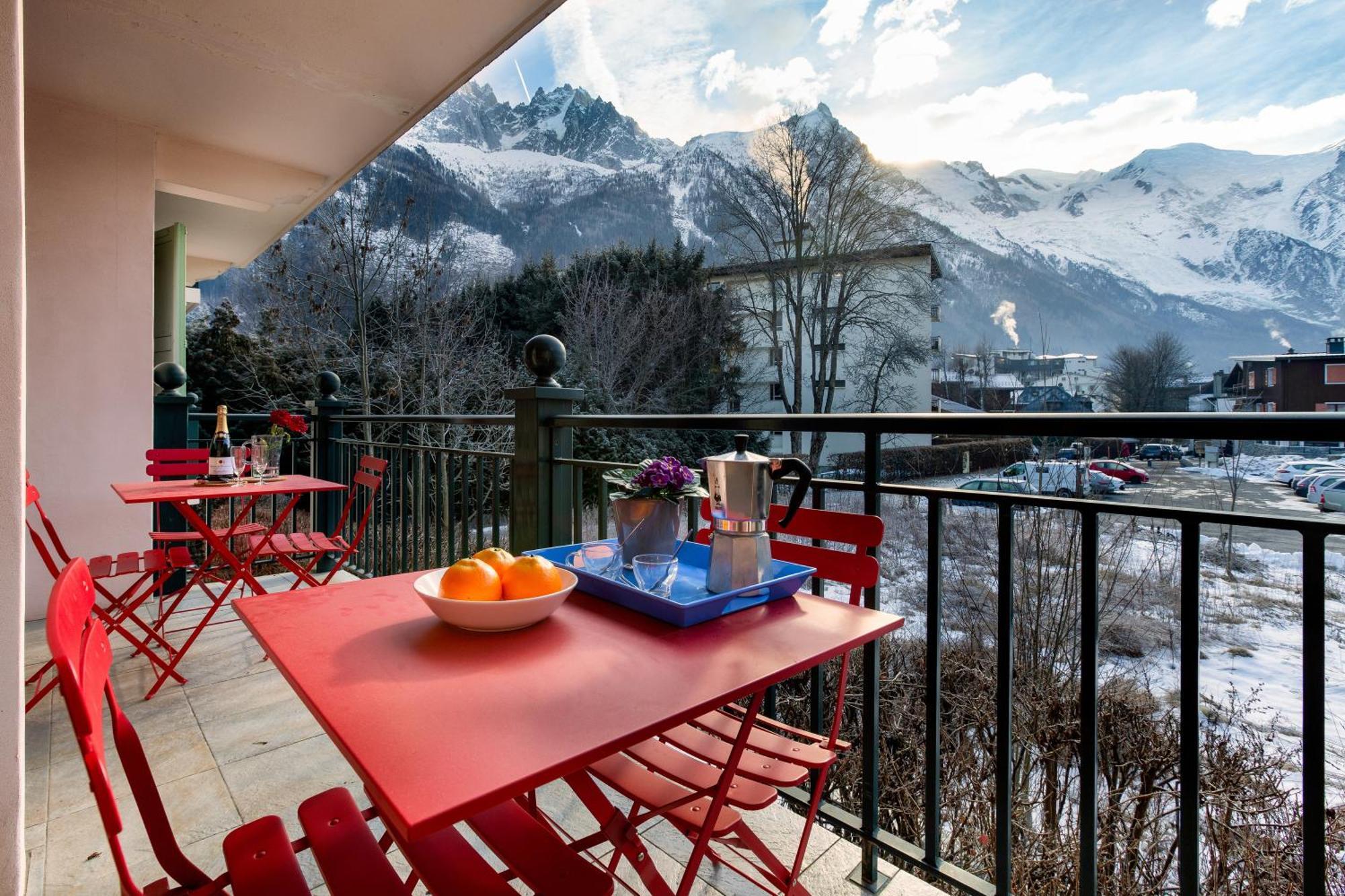 Appartement Belle Vue - Happy Rentals Chamonix Buitenkant foto